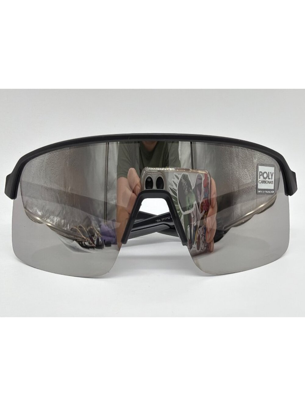 Kreedom Legacy Black Polycarbonate Sports Sunglasses With UV Protection